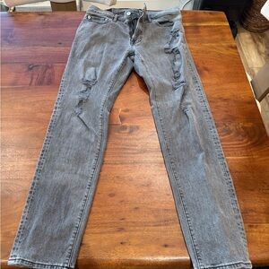 Abercrombie & Fitch Gray Skinny Jeans